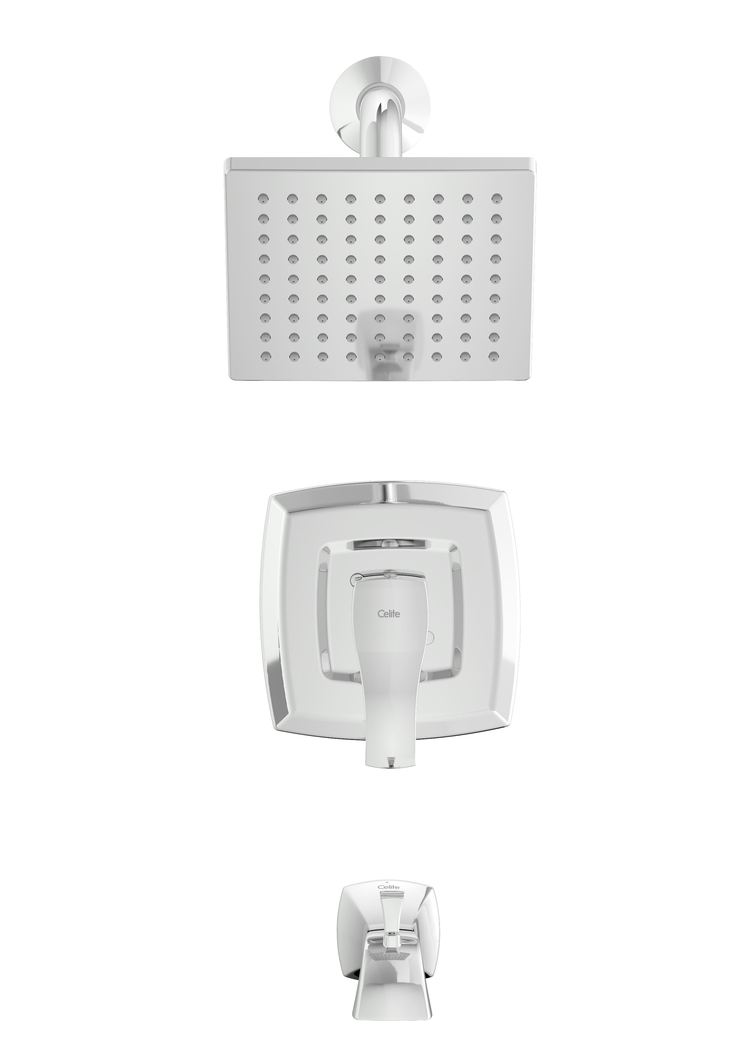 Shower sets Chrome CLASSIC B5000Z6CR0 Celite