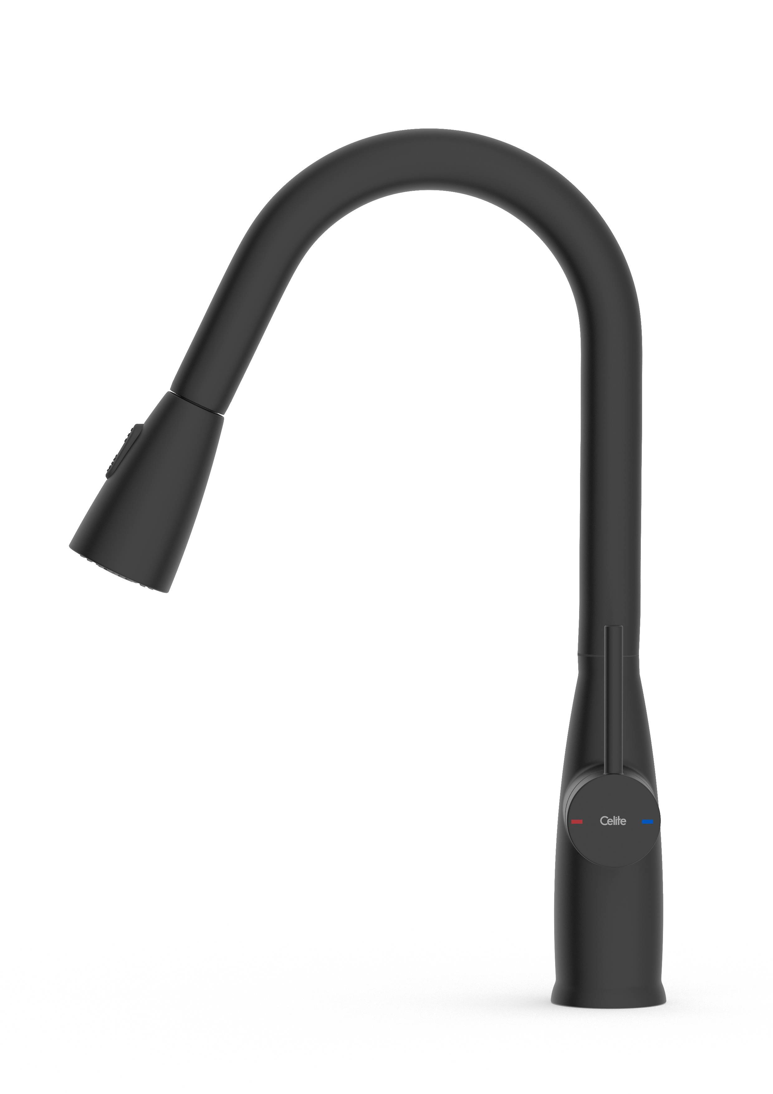 Kitchen faucets Matte Black BLISS B5002E1RI0 Celite
