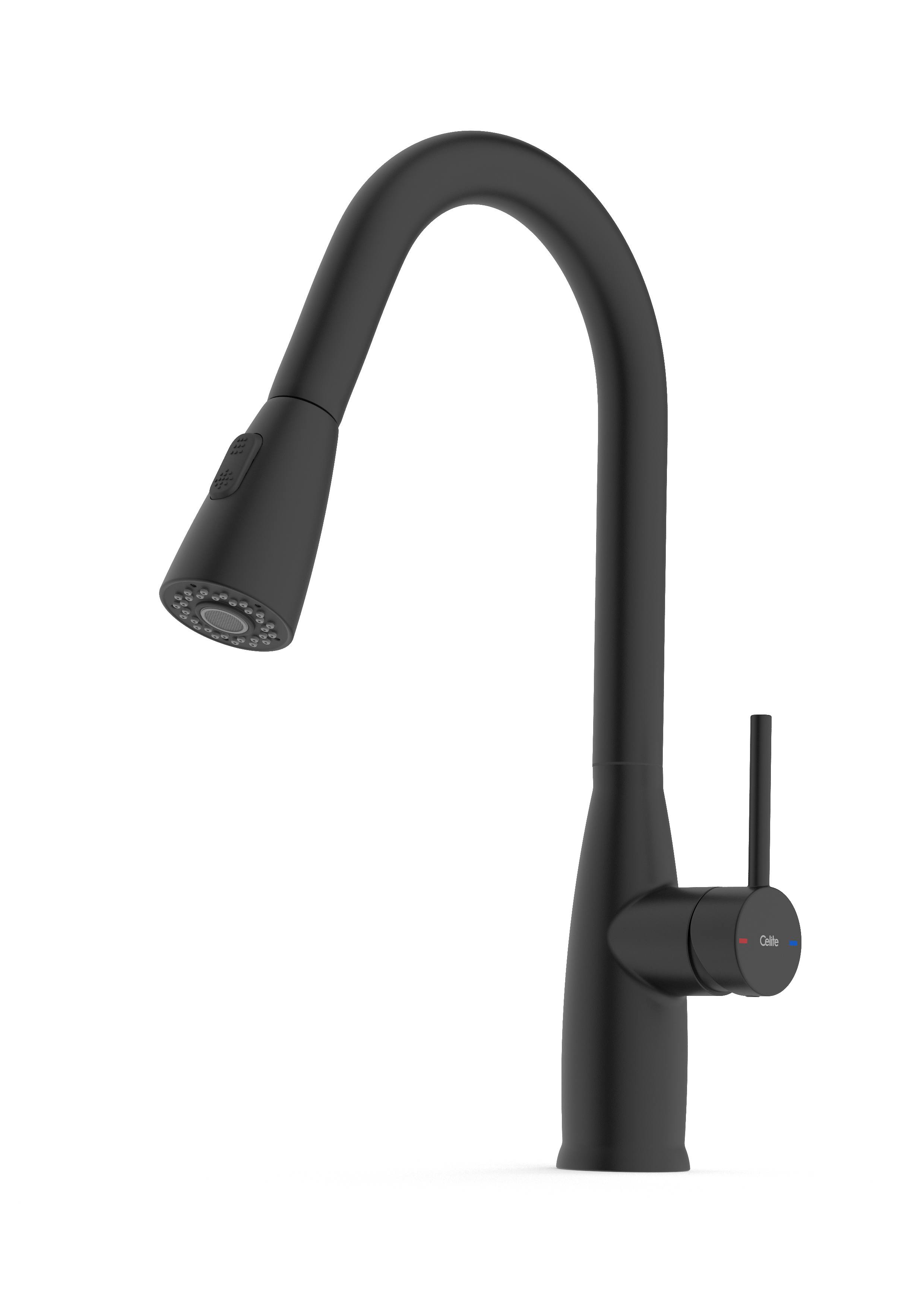 Kitchen faucets Matte Black BLISS B5002E1RI0 Celite