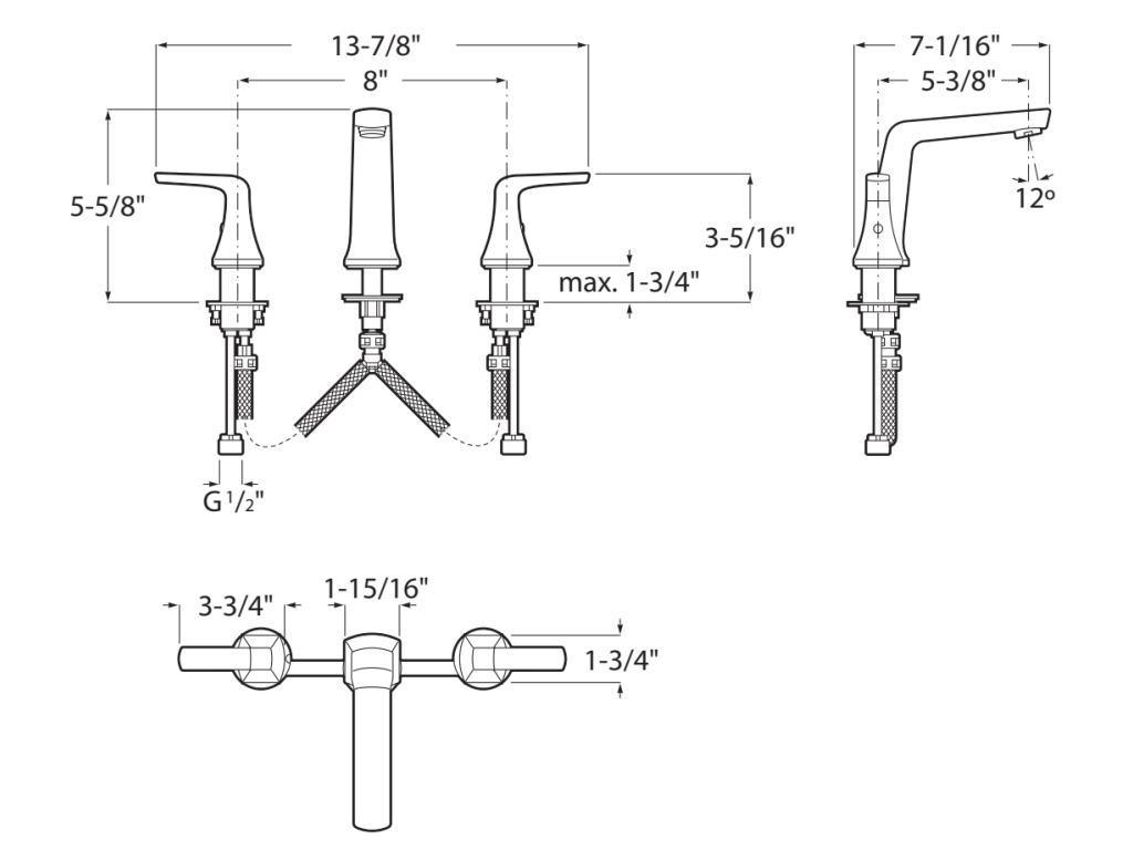 Esquema de cotas